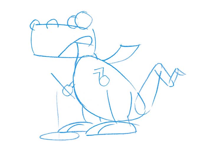 How to draw cartoons - dragon