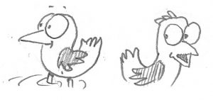 How to draw bird cartoons