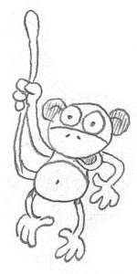 How to draw monkey cartoon