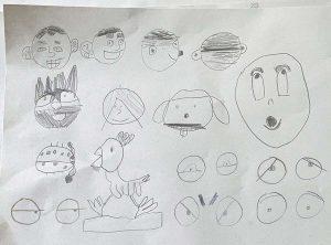 Bobbys cartoon drawings from school cartoon workshop