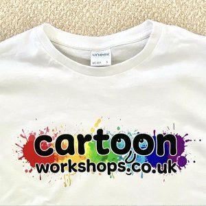 Cartoon Workshops t-shirt