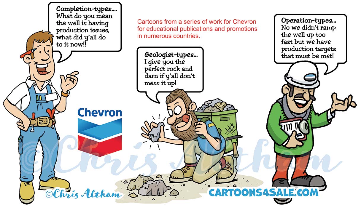 Chevron Cartoons