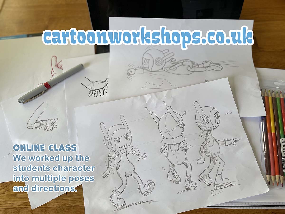 online cartoon drawing classes