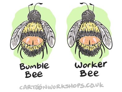 BUMble Bees cartoon