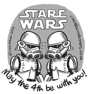 Star Wars Storm Trooper cartoon
