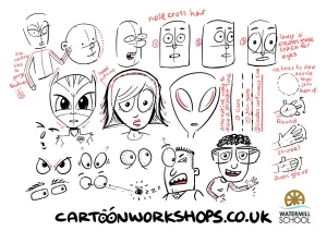 School Workshops - Cartoon Class pic2