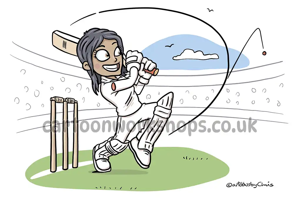 girl cricketer cartoon girl cricketer cartoon