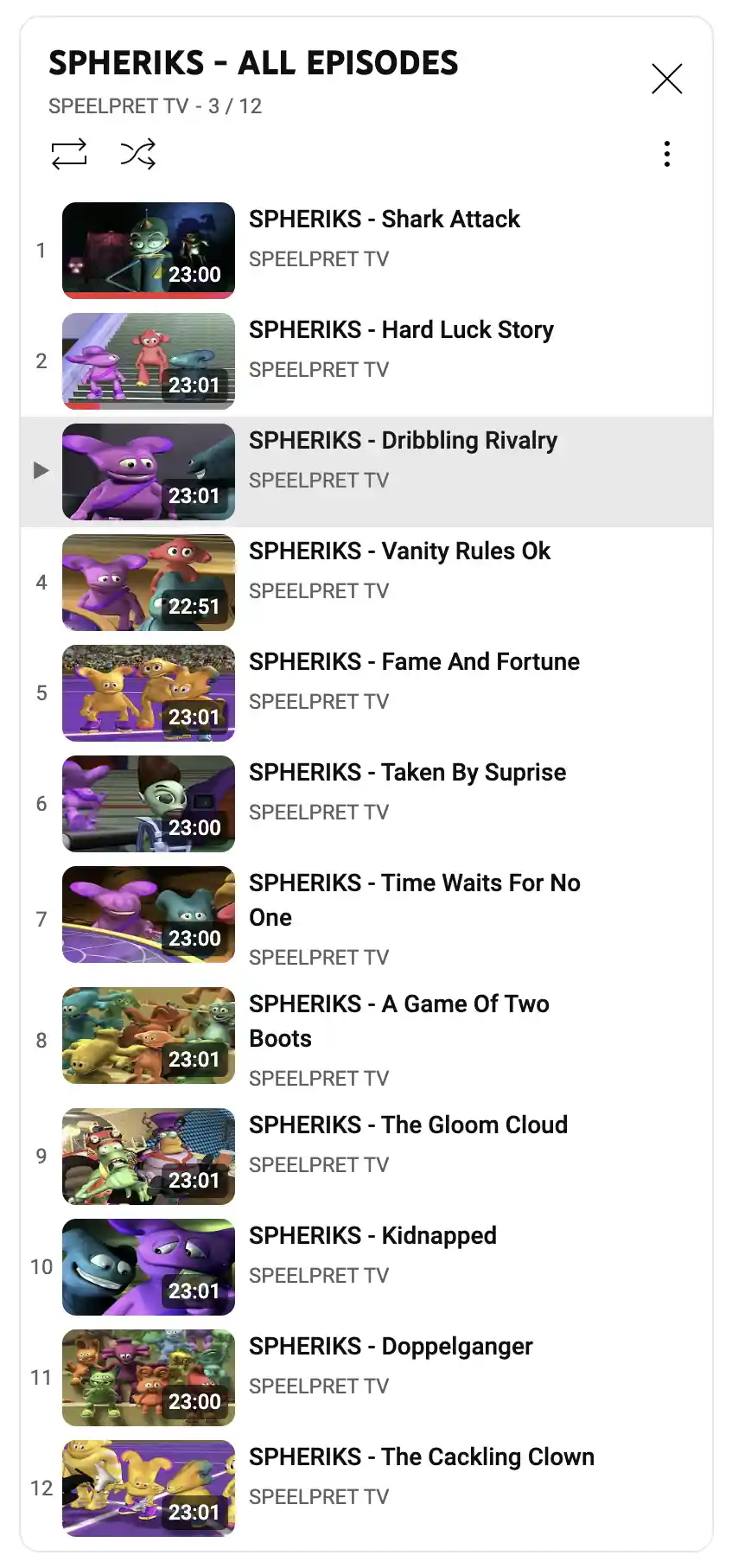 FIFA World Cup Mascots The Spheriks animated TV series